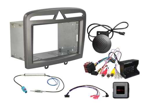 Kit Peugeot 308/RCZ RD4 Gerät LFB/Antenne/PDC silber