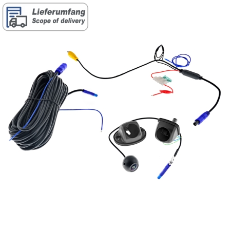 Multimount-Rückfahrkamera (AHD 1080P 25F) 150°, 8m Kabel