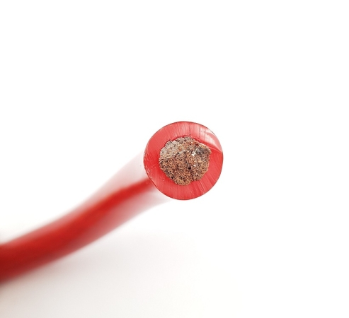 HCA-50R Stromkabel 50 mm² (Transparent Rot)