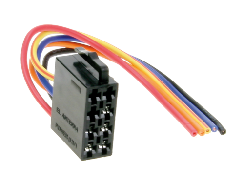 Radioadapter ISO Strom>lose Kabel 15cm
