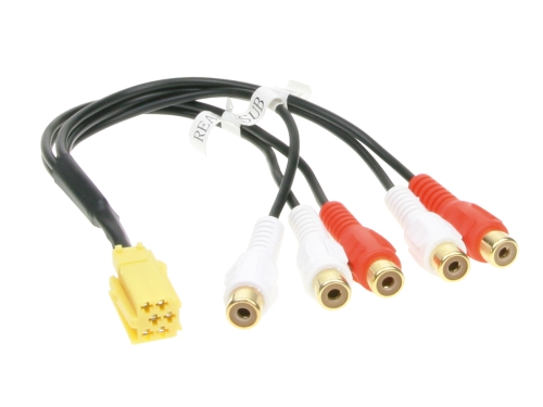 Vorverstärkeradapter  Mini ISO > Cinch