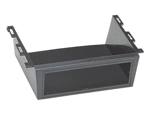1-DIN Radioblende Universalmontage schwarz