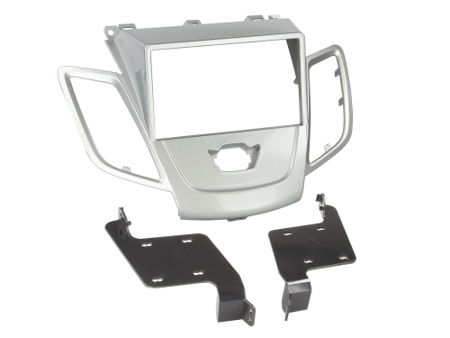 2-DIN Radioblende Ford Fiesta ohne Display silber