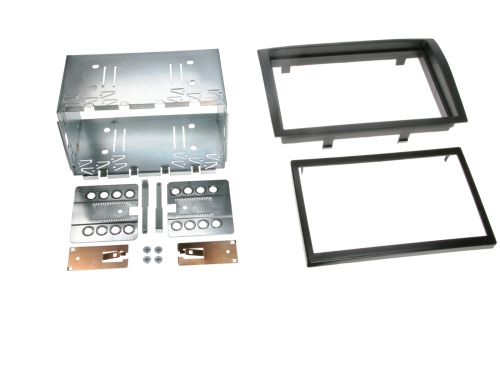 2-DIN Radioblende Citroen/Fiat/Opel/Peugeot schwarz
