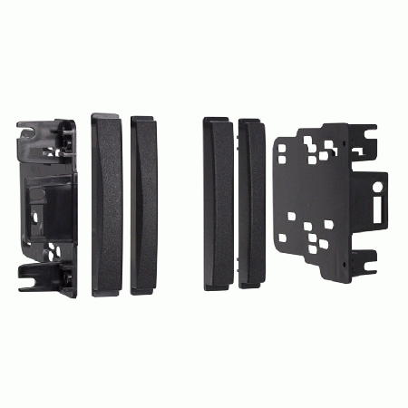 2-DIN Radioblende Chrysler/Dodge/Jeep/VW schwarz