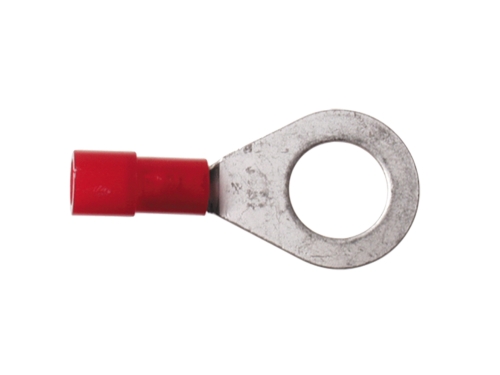 Ringkabelschuh 0,5mm²-1,0mm²/6,4mm rot100 Stück