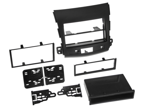 2-DIN Radioblende mit Fach Citroen/Mitsubishi/Peugeot