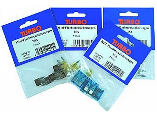 Mini Flachstecksicherungen 20A – 5er Set