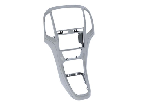 2-DIN Radioblende Opel Astra J 2009-2018 platin silber