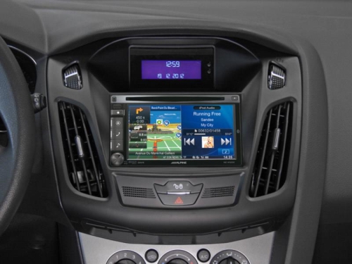 2-DIN Radioblende Ford Focus (DYB) 03/2011-09/2014 schwarz