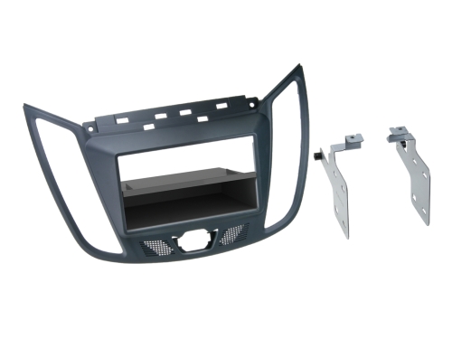 1-DIN Radiohalterung für Ford C-Max - Kuga in Dunkelgrau