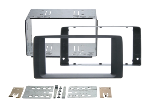 2-DIN Radioblende MAN TGA/TGL/TGM/TGS/TGX Rubber Touch