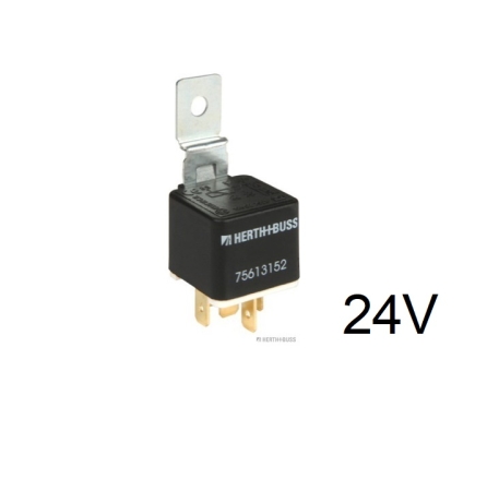 Wechsler-Relais, Arbeitsstrom, 5-polig, 24V, B27.5mm