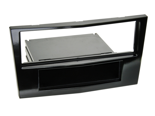1-DIN Radioblende mit Fach Opel Klavierlack schwarz