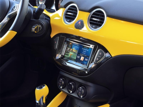 2-DIN Radioblende Opel Adam(M-A)/Corsa E(X15) Klavierlack