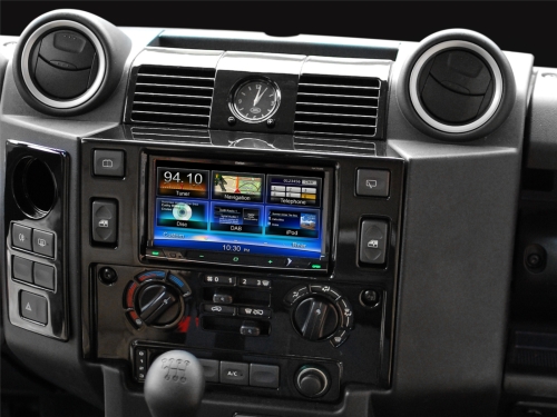 2-DIN Radioblende Landrover Defender 05/2007-08/2016