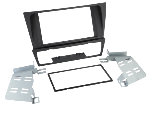 2-DIN Radioblende BMW 3er 2005-2013 Klimatronik / Schwarz