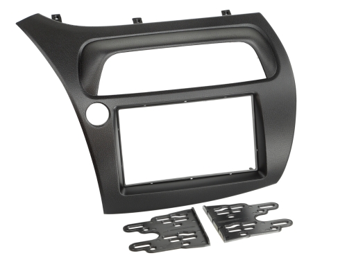 2-DIN Radioblende Honda Civic 09/2005-12/2011 schwarz