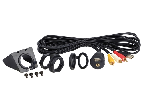 USB/AUX-AV Einbaubuchse/Aufbaugehäuse USB/3,5mm Klinke