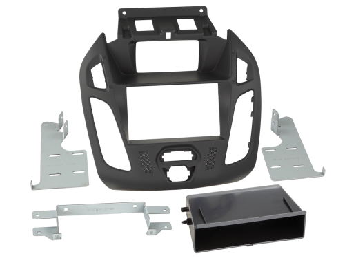 2-DIN Radioblende mit Fach Ford Connect Display schwarz