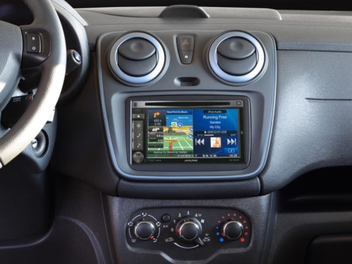 2-DIN RB Dacia / Fiat/NIssan/Opel/ Renault Schwarz