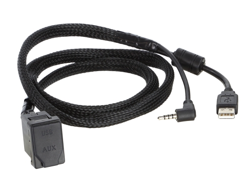 USB / AUX Einsatz Adapter für Toyota & Subaru (OEM auf USB-A / Klinke)