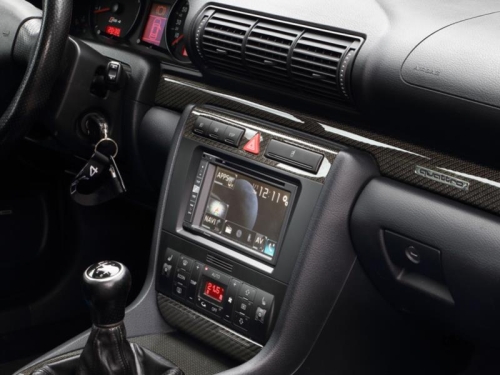 2-DIN Radioblende Audi A4 02/1999-08/2001 schwarz