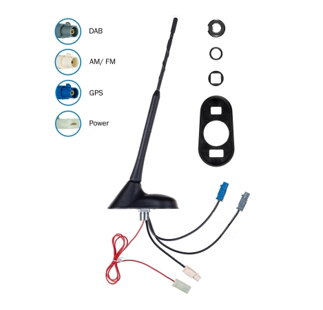 ATTB 3761.01 Dachantenne AM, FM, DAB+, GPS