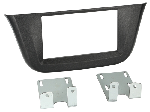2-DIN Radioblende Iveco Daily 2014-2023 schwarz genarbt