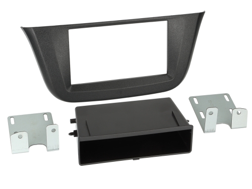 2-DIN Radioblende mit Fach Iveco Daily 2014-2023 genarbt