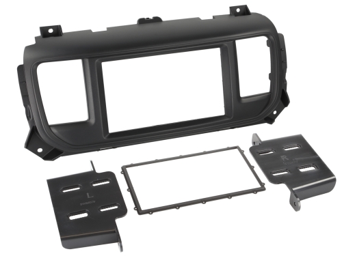 2-DIN Radioblende Citroen/Opel/Peugeot/Toyota / Schwarz