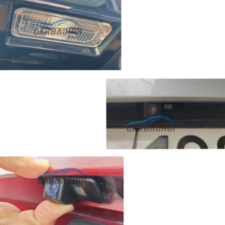 Rückfahrkamera in Kennzeichenleuchte (NTSC) für Ford Focus (ab 2008), Mondeo (ab