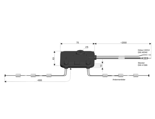 ATTB 5010.01 Dipolantenne AM, FM, DAB