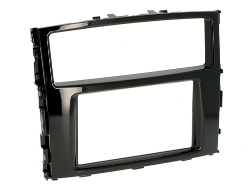 2-DIN Radioblende Mitsubishi Pajero(V80) 10/2014-08/2018 Klavierlack schwarz