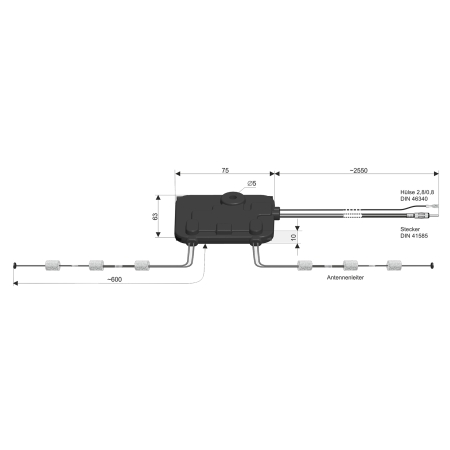 ATTB 5010.01 Dipolantenne (AM, FM, DAB) opt. mit 4724.02