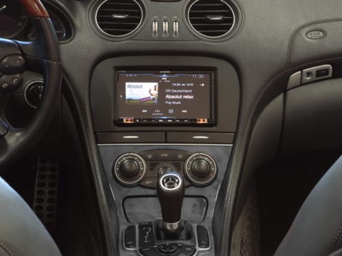 2-DIN Radioblende Mercedes SL-Klasse(R230) 03/2006-12/2011