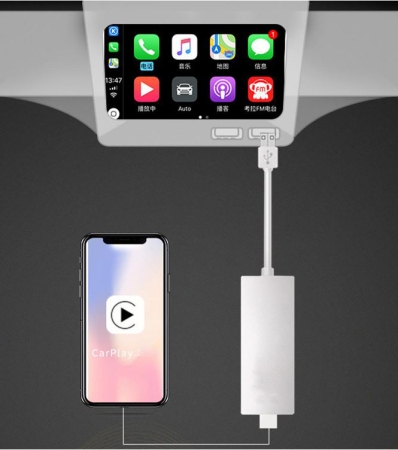 2-in-1 Smart USB-Adapter für Apple CarPlay & Android Auto