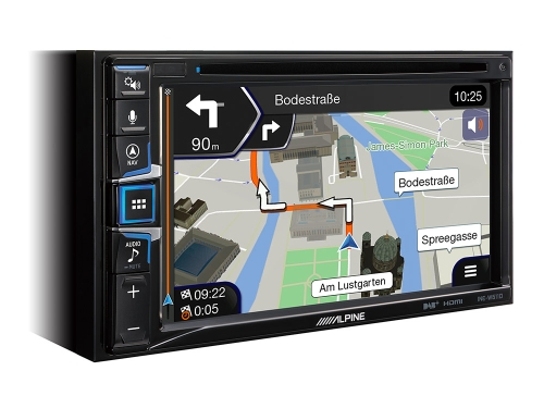 Alpine INE-W611D 6,5-Zoll-Touchscreen, integrierte Navigation, DAB +, HDMI, CD