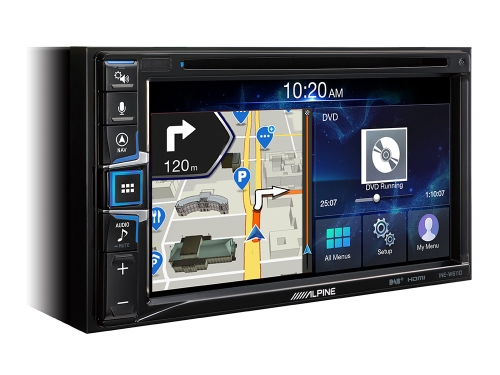 Alpine INE-W611D 6,5-Zoll-Touchscreen, integrierte Navigation, DAB +, HDMI, CD