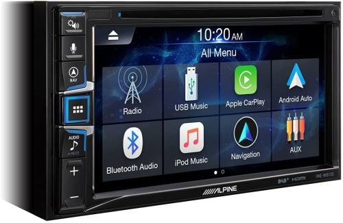 Alpine INE-W611D 6,5-Zoll-Touchscreen, integrierte Navigation, DAB +, HDMI, CD
