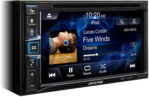 Alpine INE-W611D 6,5-Zoll-Touchscreen, integrierte Navigation, DAB +, HDMI, CD