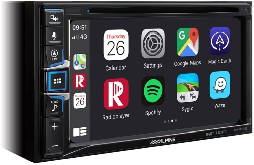 Alpine INE-W611D 6,5-Zoll-Touchscreen, integrierte Navigation, DAB +, HDMI, CD