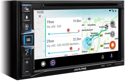 Alpine INE-W611D 6,5-Zoll-Touchscreen, integrierte Navigation, DAB +, HDMI, CD