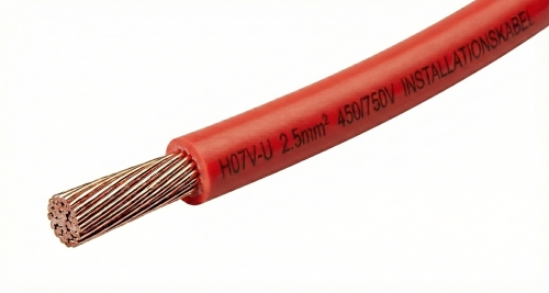 Installationskabel 2.5mm² Rot 100% Kupfer