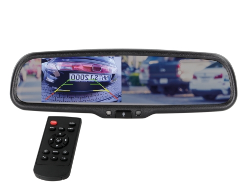 Spiegelmonitor 4.3 2x Video Eingang extrem hell