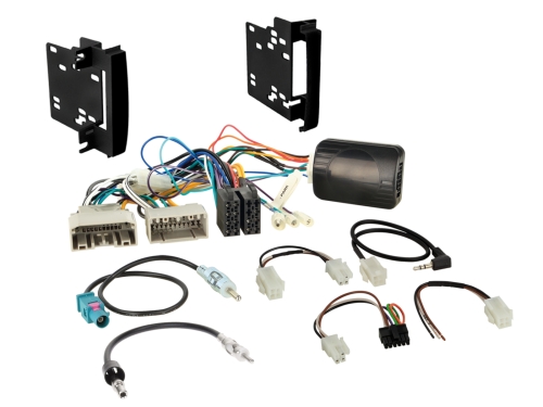 2-DIN Kit Chrysler/Dodge/Jeep/VW LFB/Amp schwarz