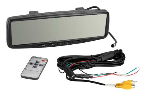 Spiegelmonitor universal 4.3 2x Video Eingang Fernbedienung