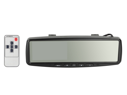 Spiegelmonitor universal 4.3 2x Video Eingang Fernbedienung