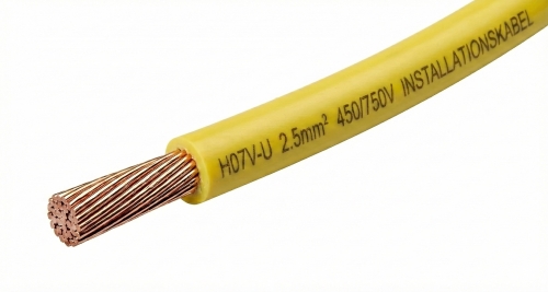 Installationskabel 2.5mm² Gelb 100% Kupfer