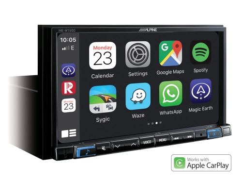 Alpine INE-W720DC - 2-DIN Navigationssystem mit DAB+ und Camper Software